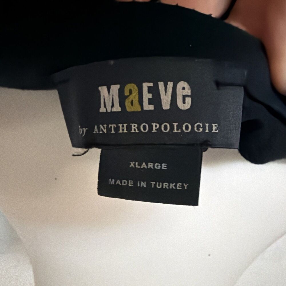 Maeve By Anthropologie Tunic Sweater Black XL - Picture 5 of 7
